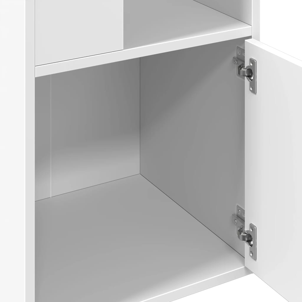 Regal za knjige bijeli 40 x 36 x 189 cm od konstruiranog drva