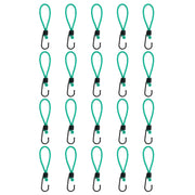 Užad za bungee s kukama 20 kom 15 cm