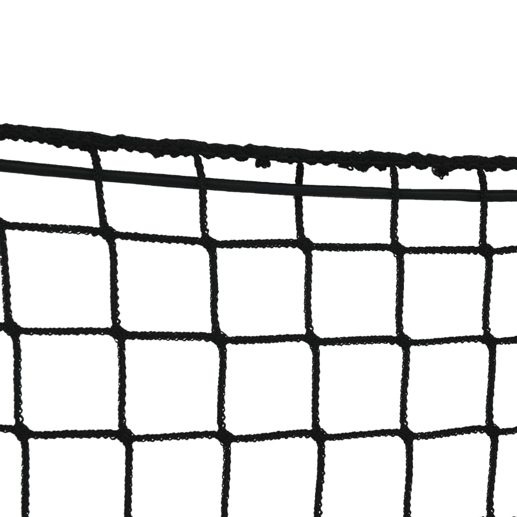 Mreža za prikolicu s elastičnim užetom crna 4 x 3 m PP
