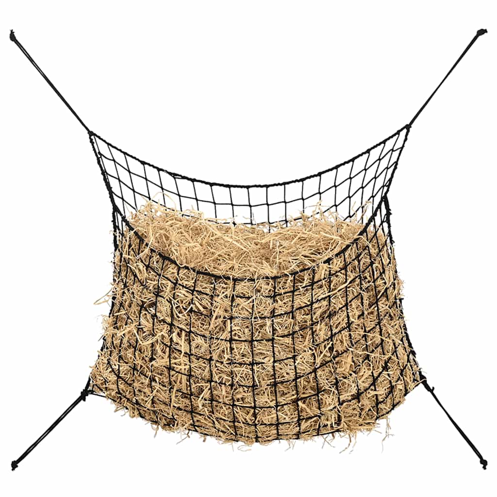 Mreže za sijeno 2 kom pravokutne crna 200x120 cm PP