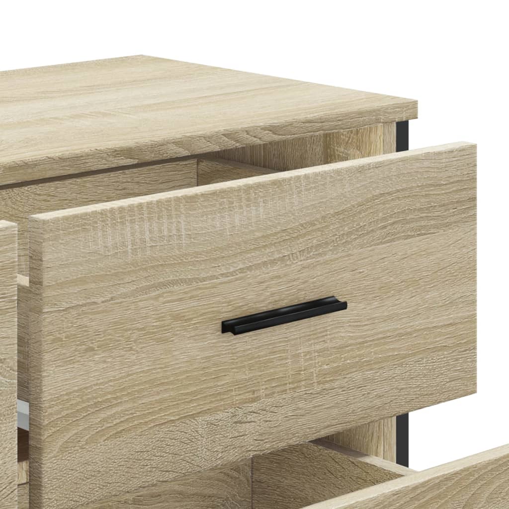 Komoda boja hrasta sonome 91x35,5x74,5 cm konstruirano drvo