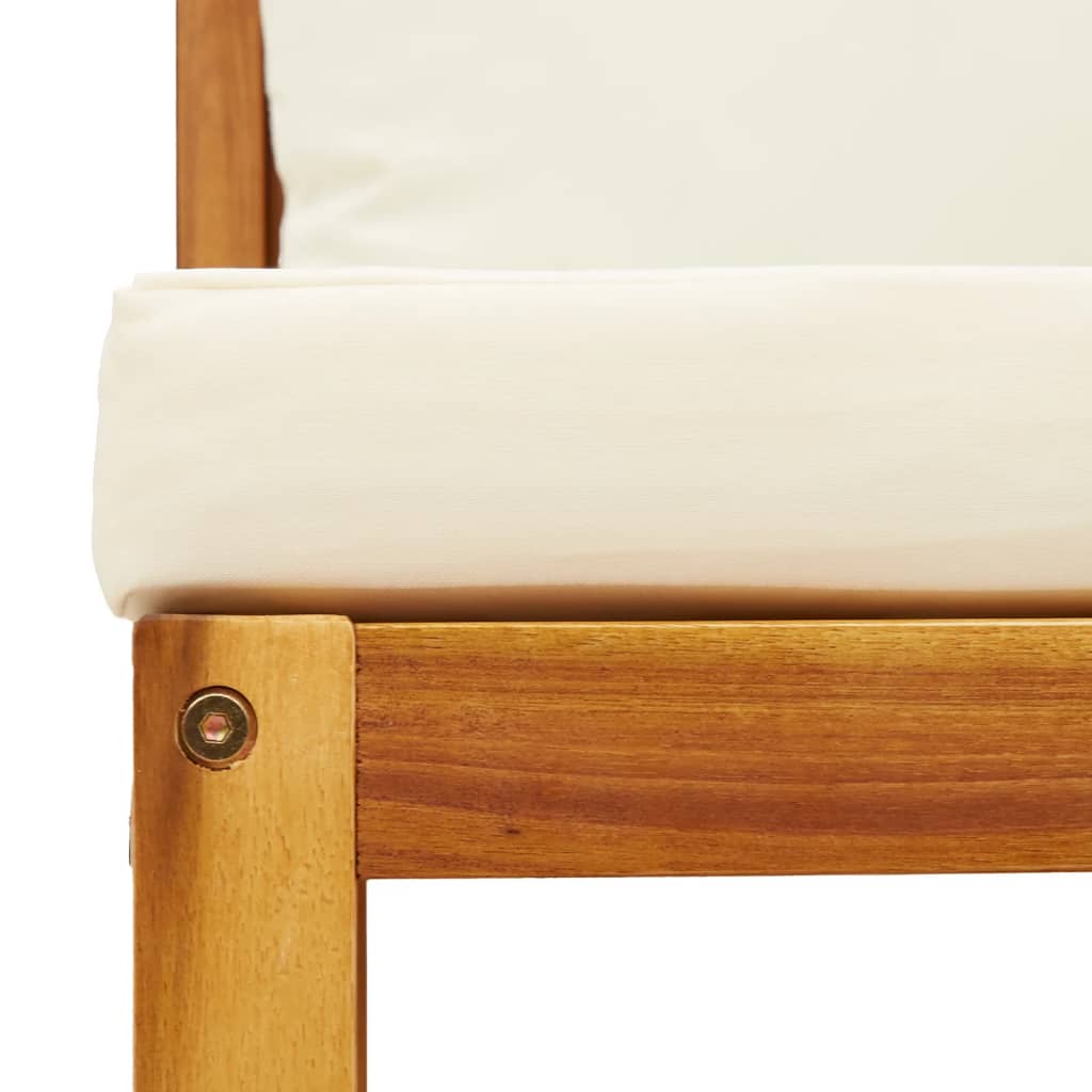 Vrtni set od 4 dijela s jastucima, akacija i ratan