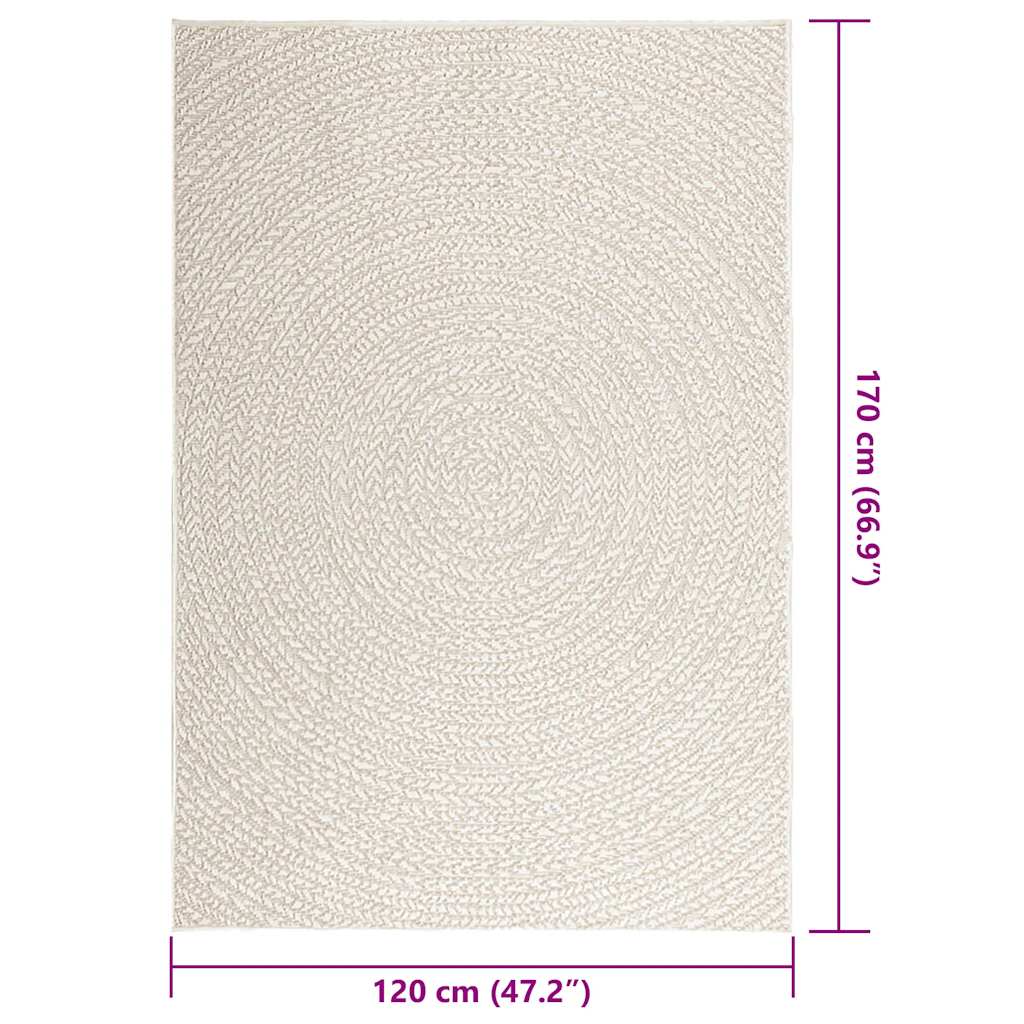 Tepih ZIZUR 120 x 170 cm s izgledom jute unutarnji i vanjski
