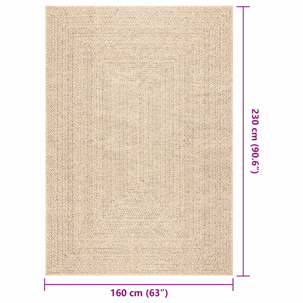 Tepih ZIZUR 160 x 230 cm s izgledom jute unutarnji i vanjski