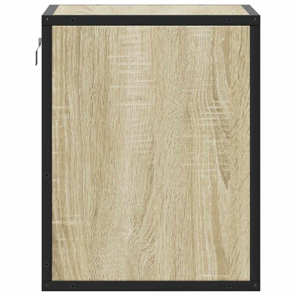 Zidni noćni ormarići 2 kom sonoma hrast 40x31x39,5 cm Smeđa