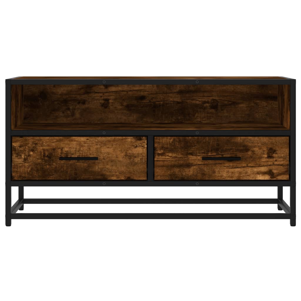 TV ormarić boja dimljenog hrasta 80x34,5x40 cm konstruirano
