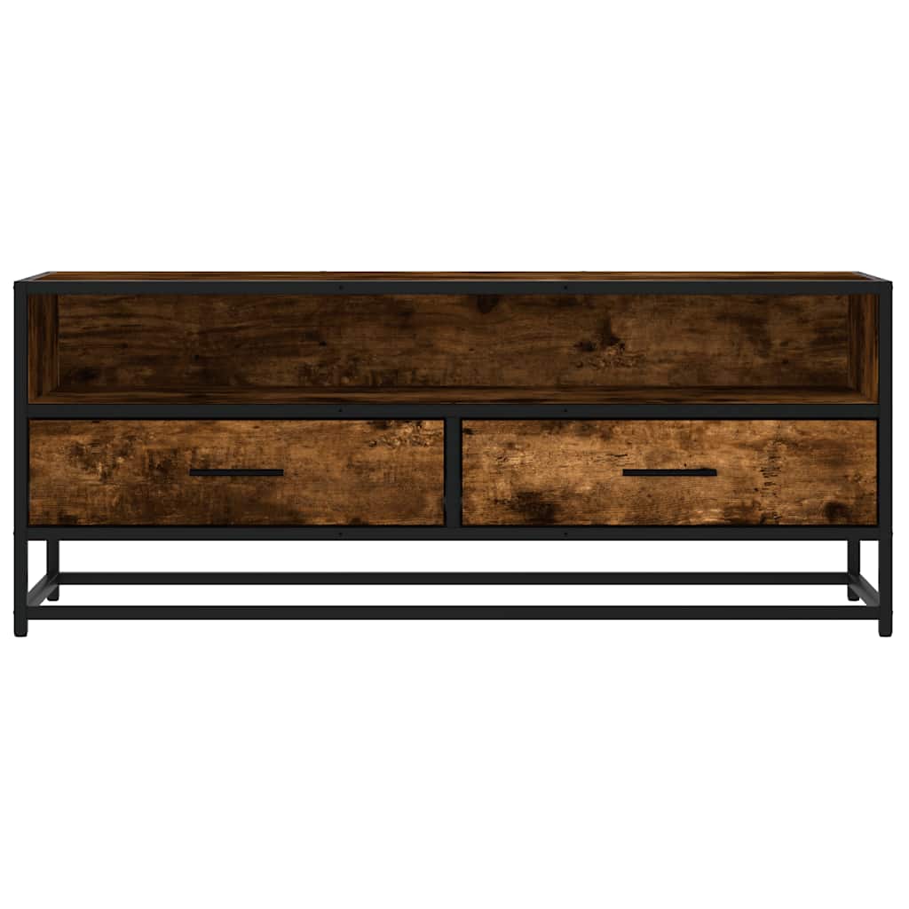 TV ormarić boja dimljenog hrasta 100x34,5x40 cm konstruirano