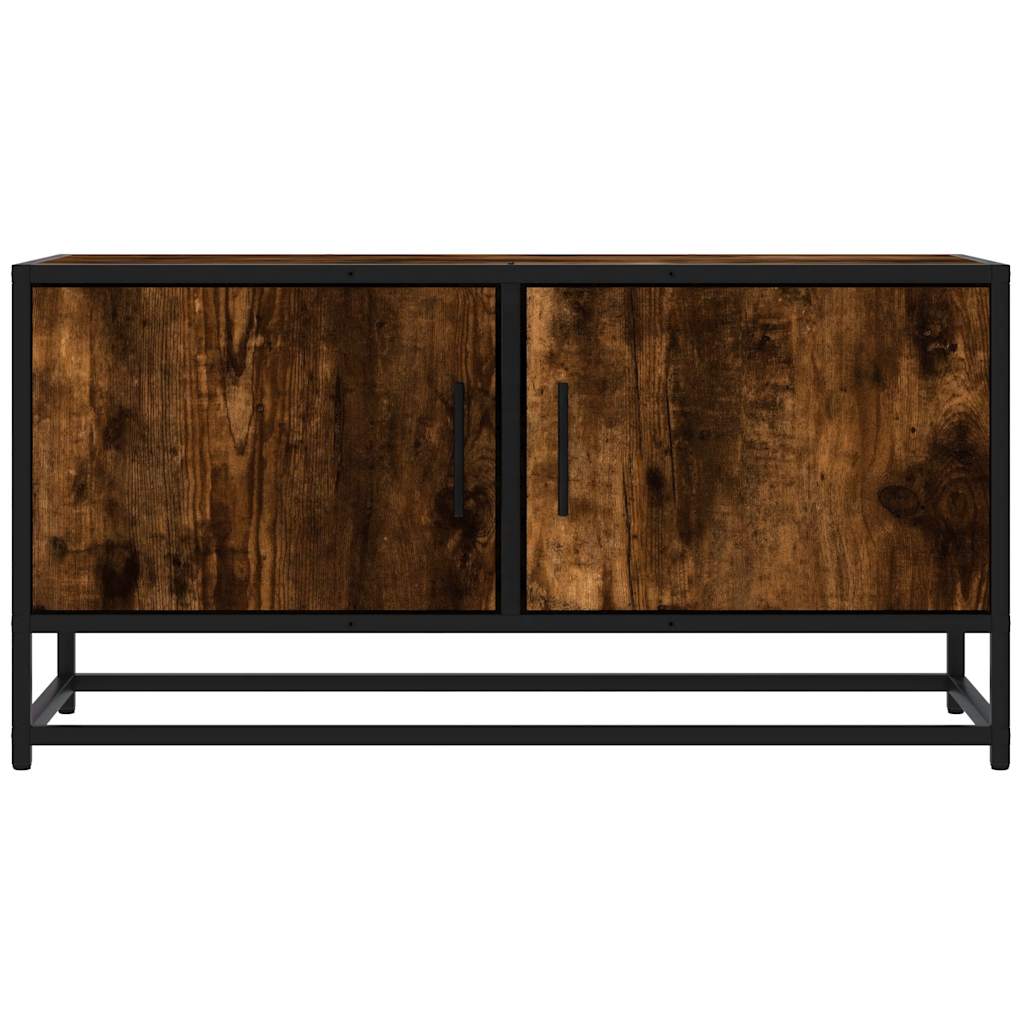 TV ormarić boja dimljenog hrasta 80x34,5x40 cm konstruirano