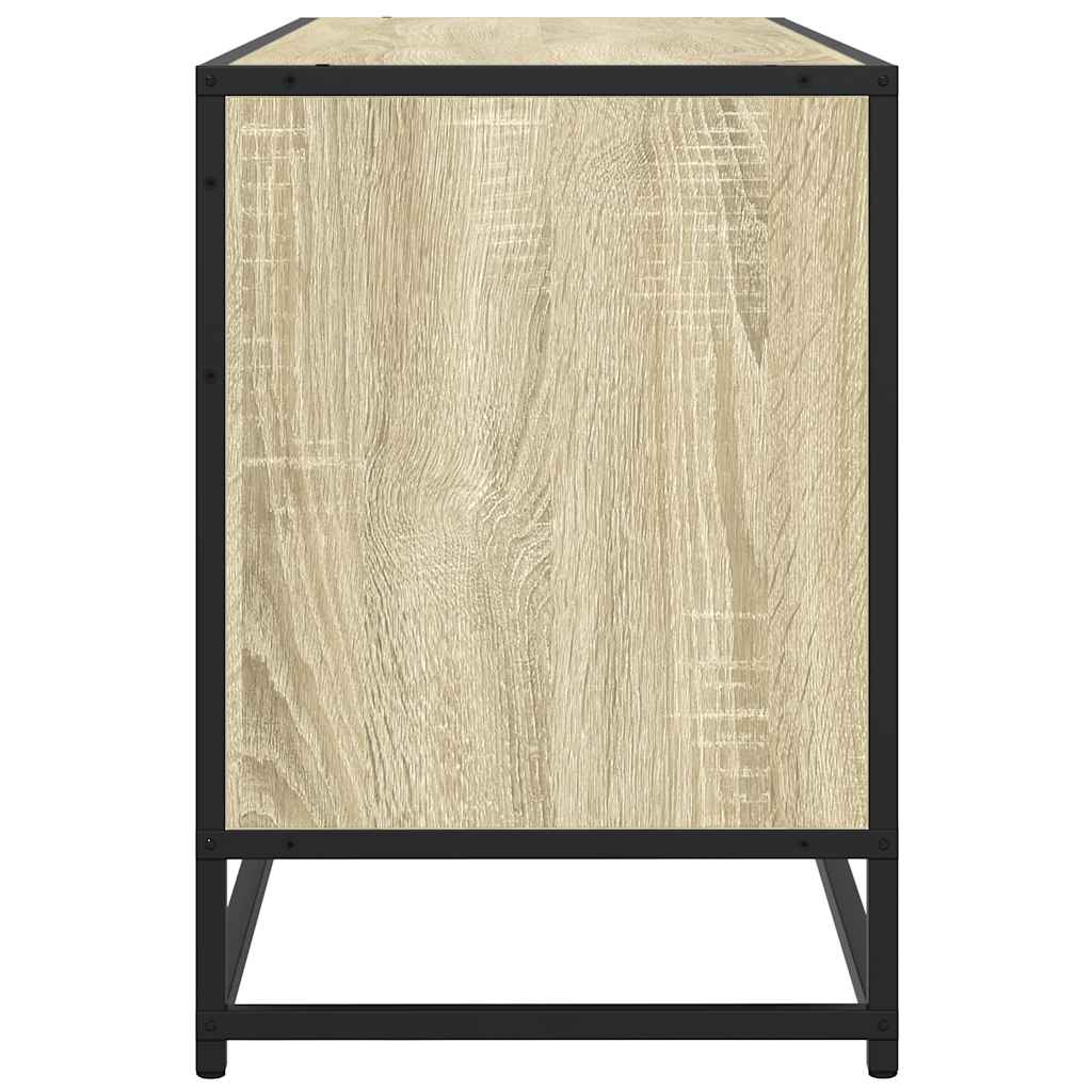 TV ormarić Sonoma hrast 100x35x50 cm Konstruirano drvo i metal