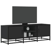 TV ormarić crni 120x35x41 cm Konstruirano drvo i metal