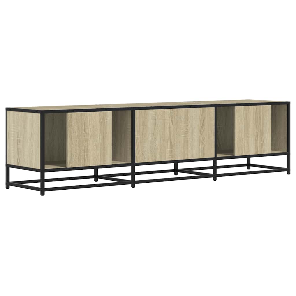 TV ormarić Sonoma hrast 160x35x41 cm Konstruirano drvo i metal
