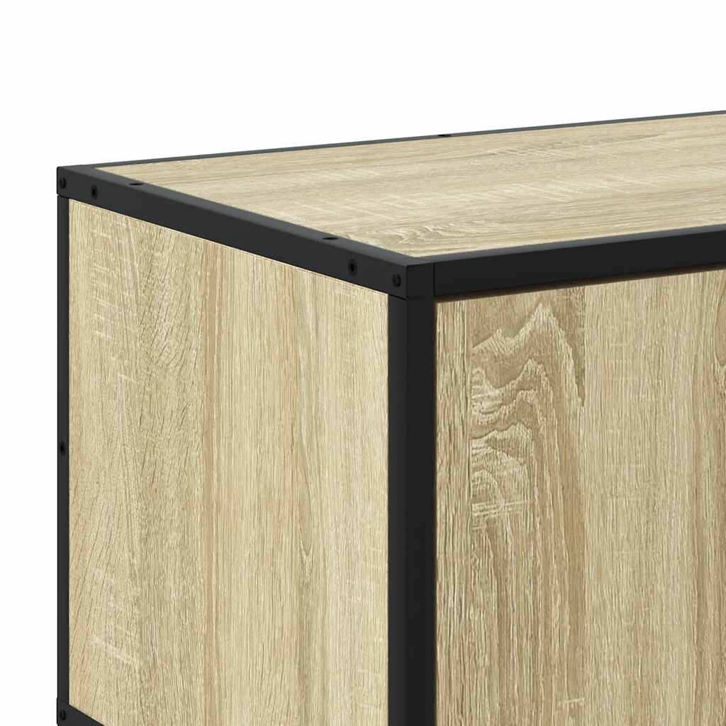 TV ormarić Sonoma hrast 150x35x41 cm Konstruirano drvo i metal