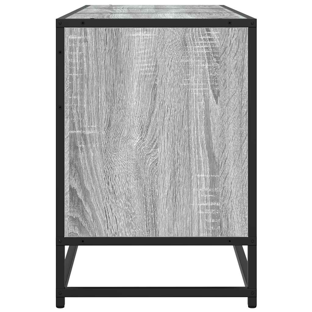 TV ormarić sivi Sonoma 150x35x41 cm Konstruirano drvo i metal