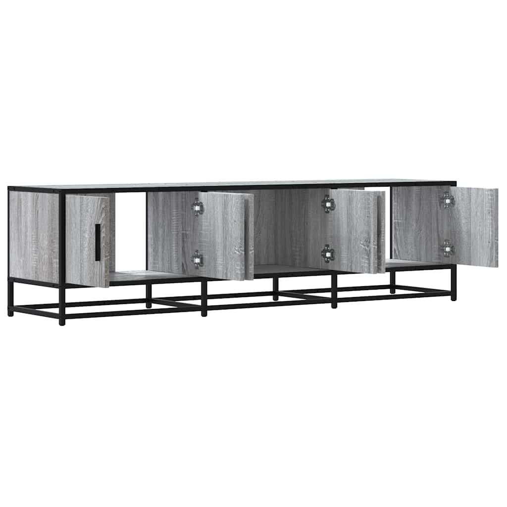 TV ormarić sivi Sonoma 150x35x41 cm Konstruirano drvo i metal