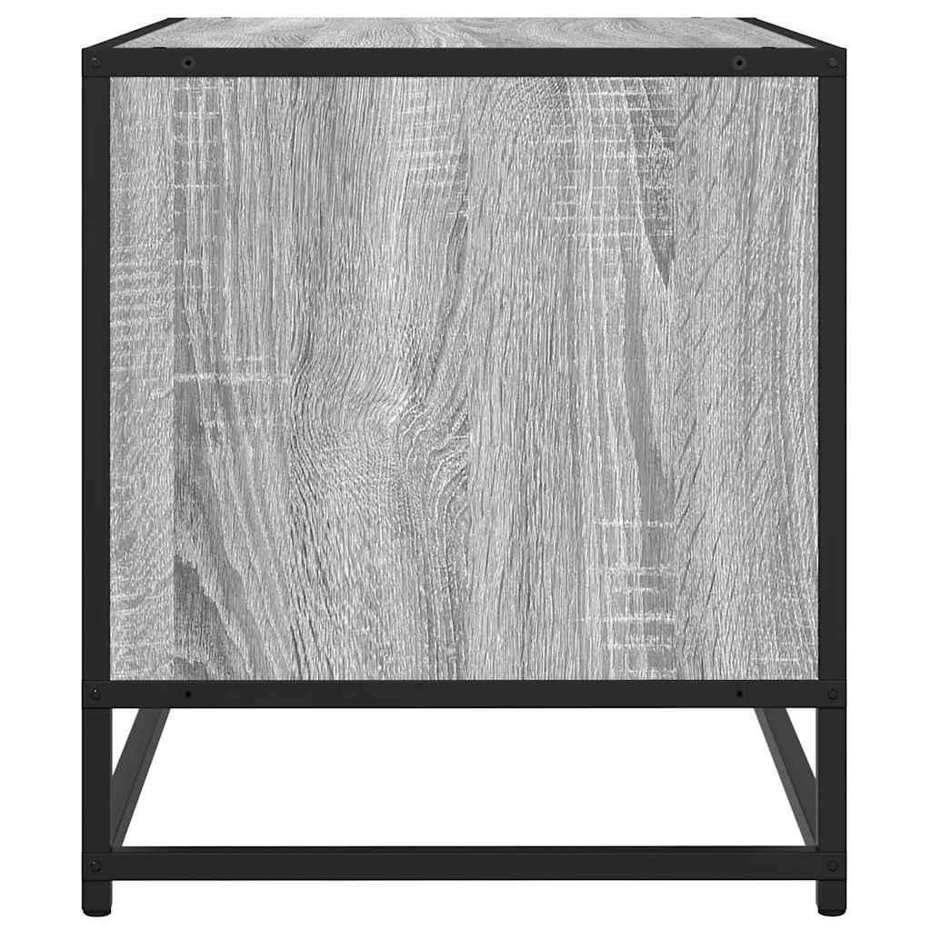 TV ormarić Sivi Sonoma 61x40x46 cm Konstruirano drvo i metal