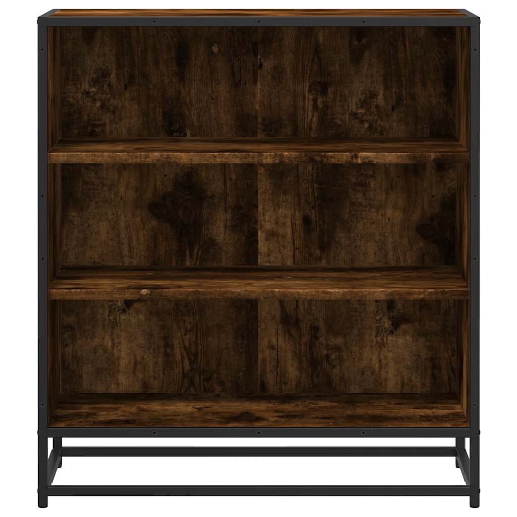 Komoda boja hrasta 68x35x76 cm konstruirano drvo i metal