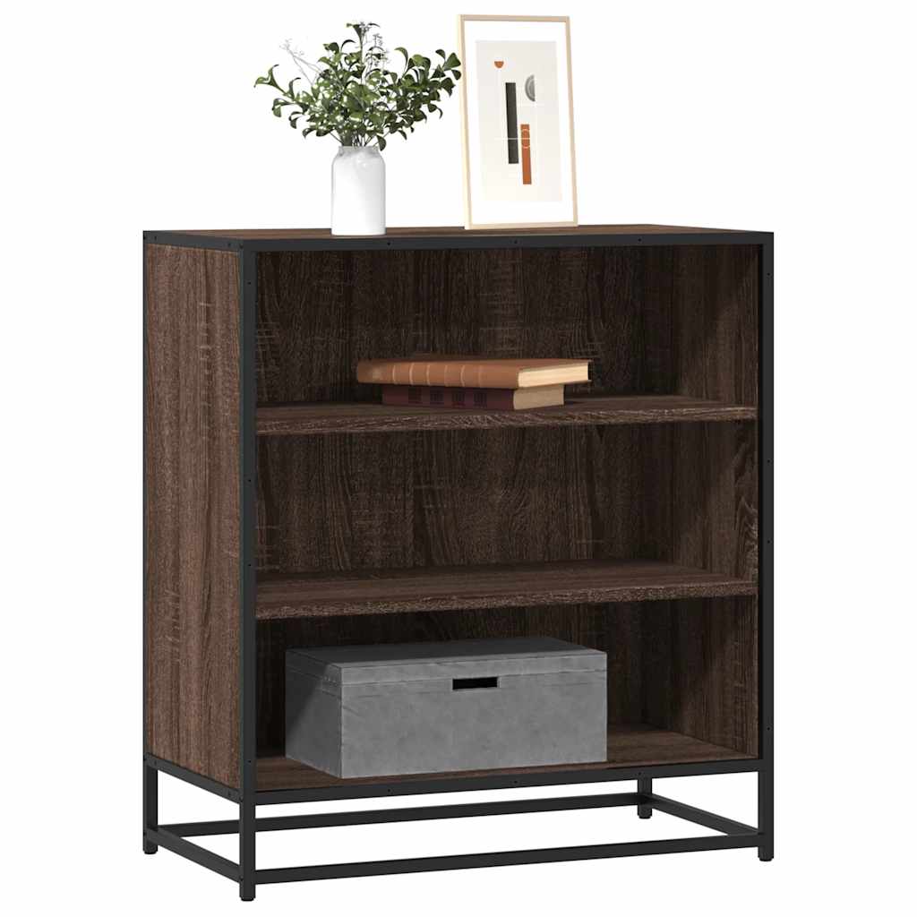 Komoda boja hrasta 68x35x76 cm konstruirano drvo i metal