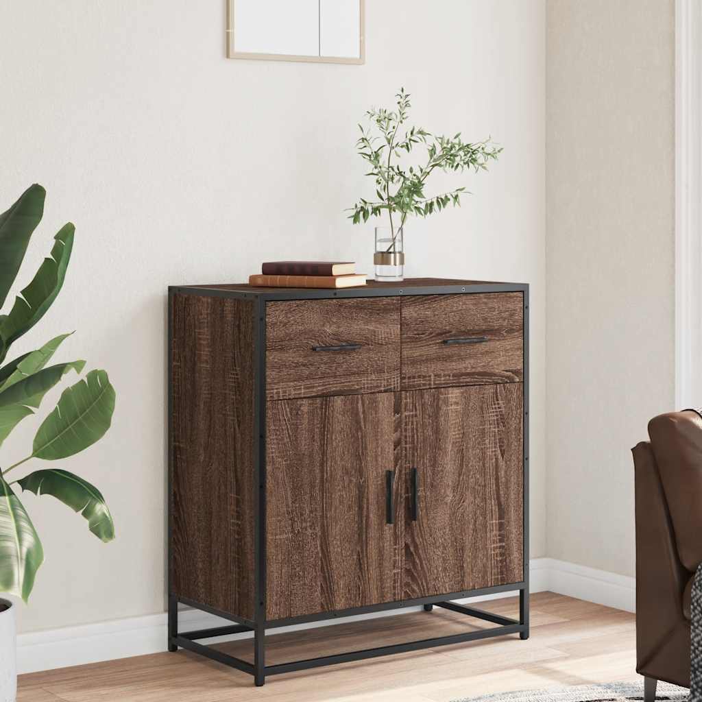 Komoda boja hrasta 68x35x76 cm konstruirano drvo