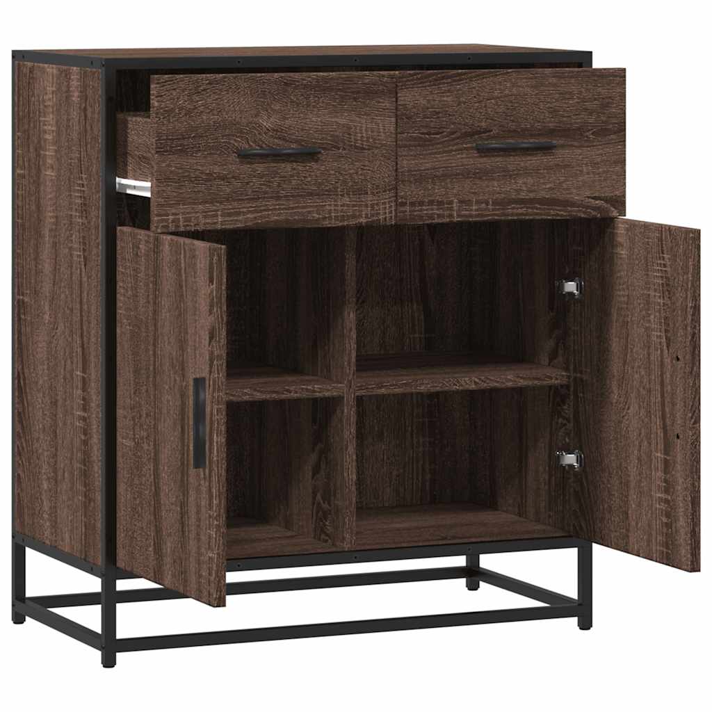 Komoda boja hrasta 68x35x76 cm konstruirano drvo
