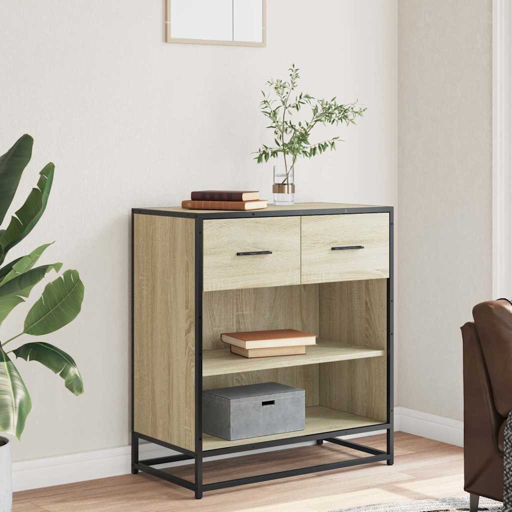 Komoda boja hrasta 68x35x76 cm konstruirano drvo
