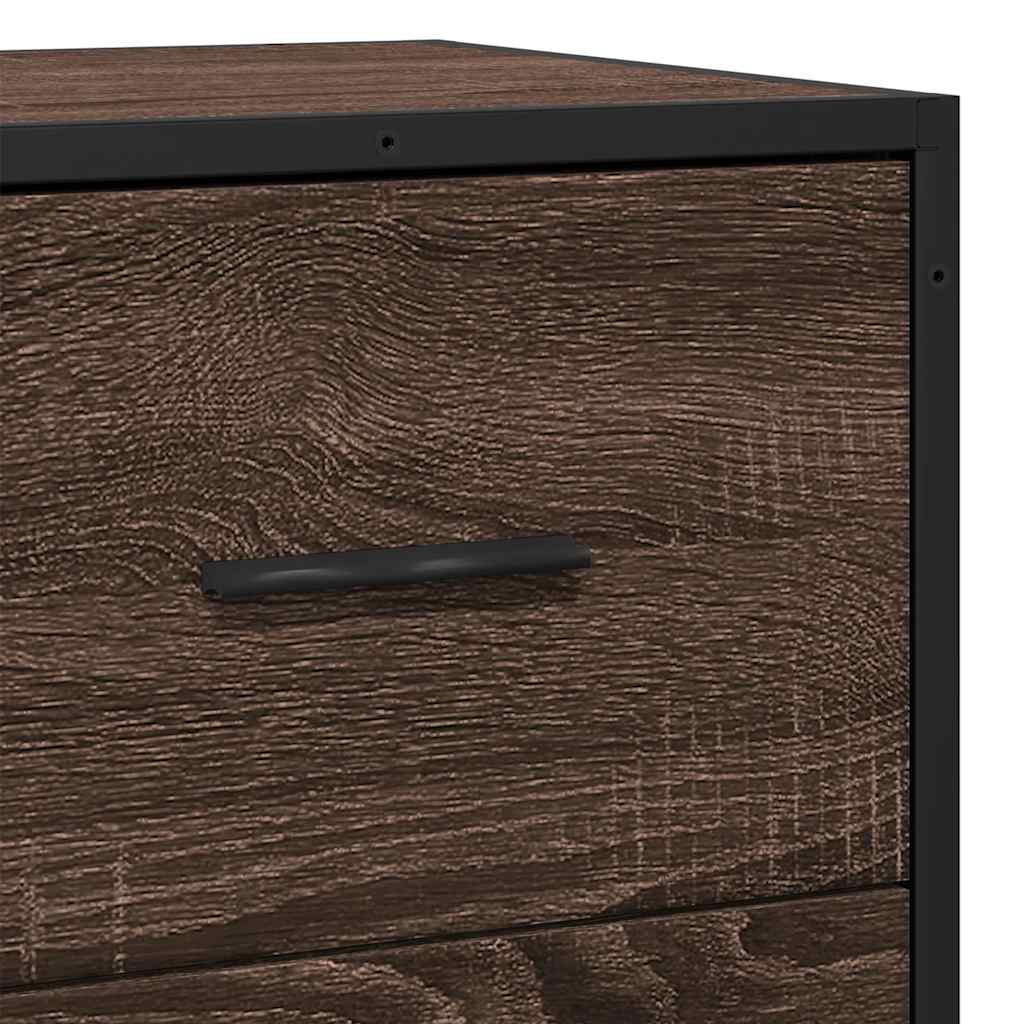 Komoda boja hrasta 68x35x76 cm konstruirano drvo