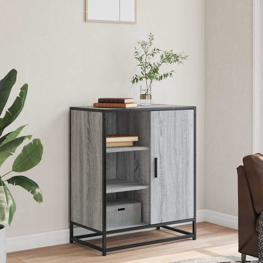 Komoda Siva Sonoma 62x35x76 cm Konstruirano drvo