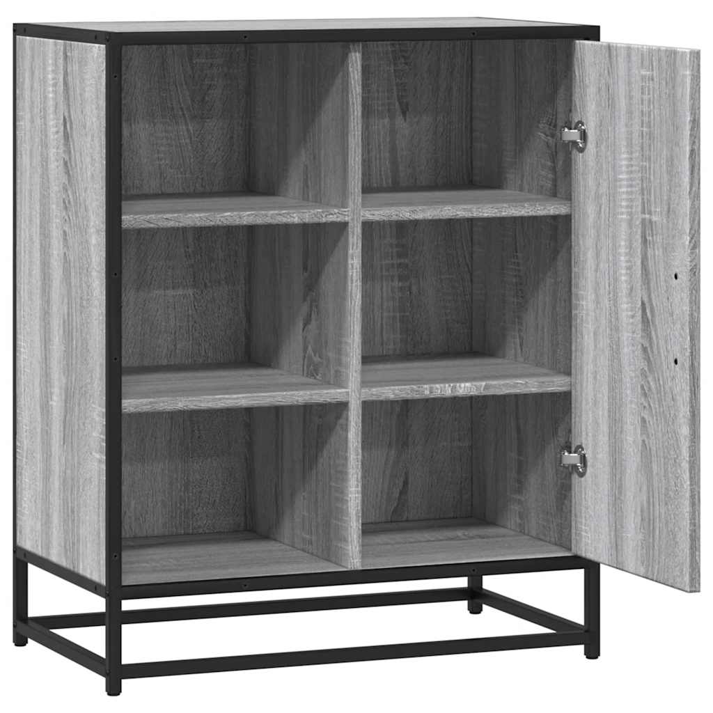 Komoda Siva Sonoma 62x35x76 cm Konstruirano drvo