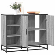 Komoda Siva Sonoma 92x35x76 cm Konstruirano drvo