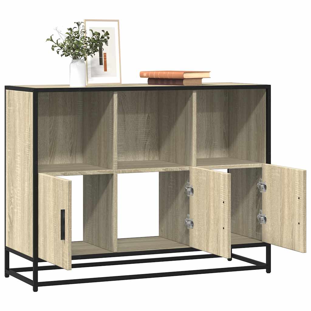 Komoda sonoma hrast 100x35x76 cm izrađeno drvo