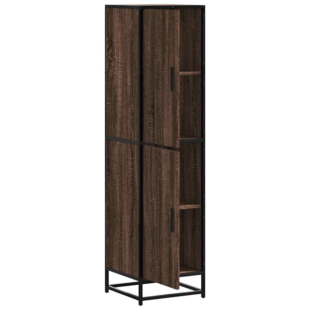 Visoka ploča smeđi hrast Konstruirano drvo i metal