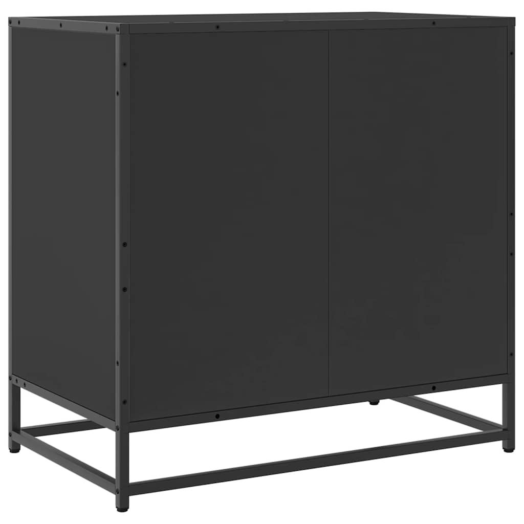 Ormar s ladicama crni 70x41x70 cm izrađeno drvo