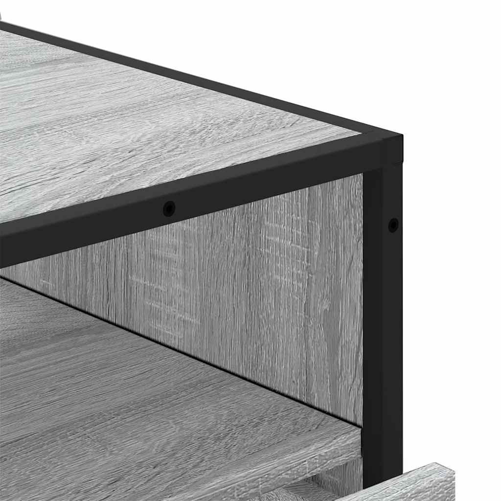 Ormarić s ladicama Sivi Sonoma 70x41x83,5 cm Konstruirano drvo