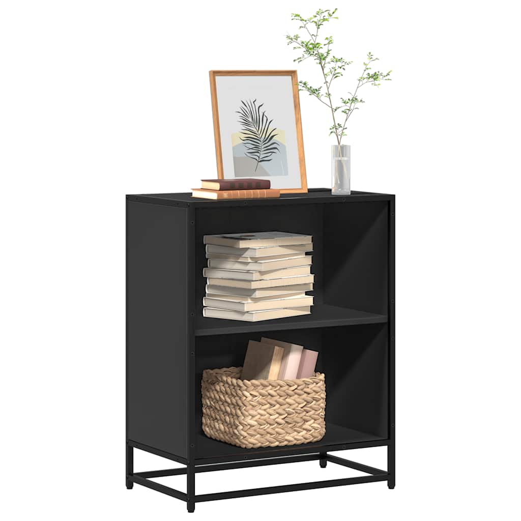 Ormar za knjige crni 60x35x76 cm izrađeno drvo