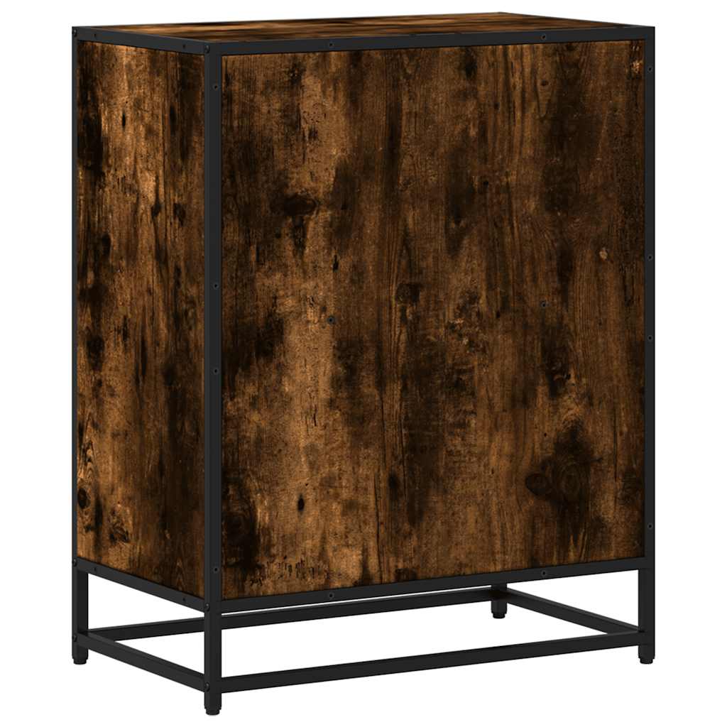 Ormar za knjige dimljeni hrast 60x35x76 cm konstruirano drvo