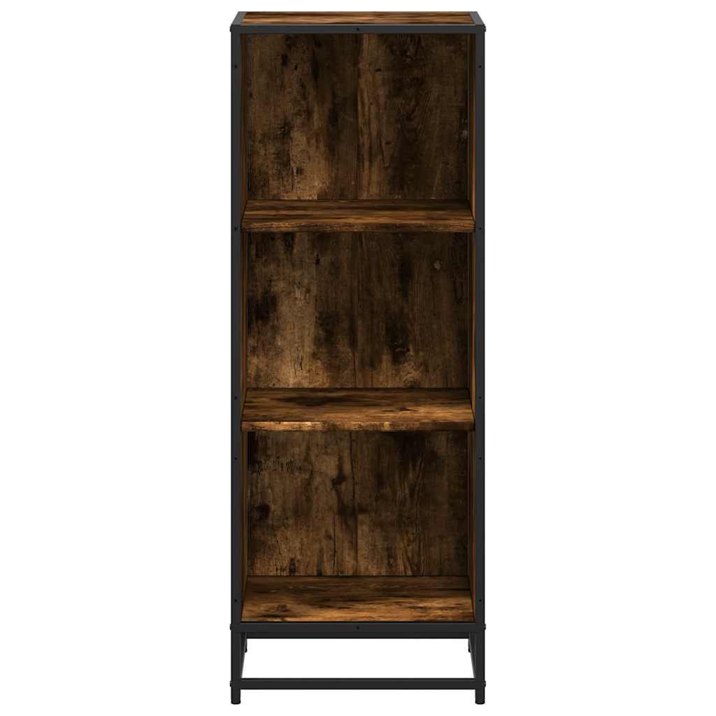 Ormar za knjige dimljeni hrast 40x35x107,5 cm konstruirano drvo