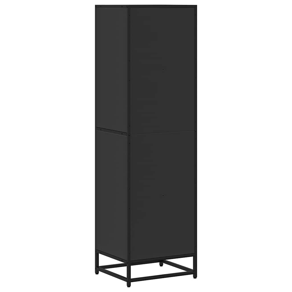 Ormarić za knjige crni 40x35x139 cm od konstruiranog drva