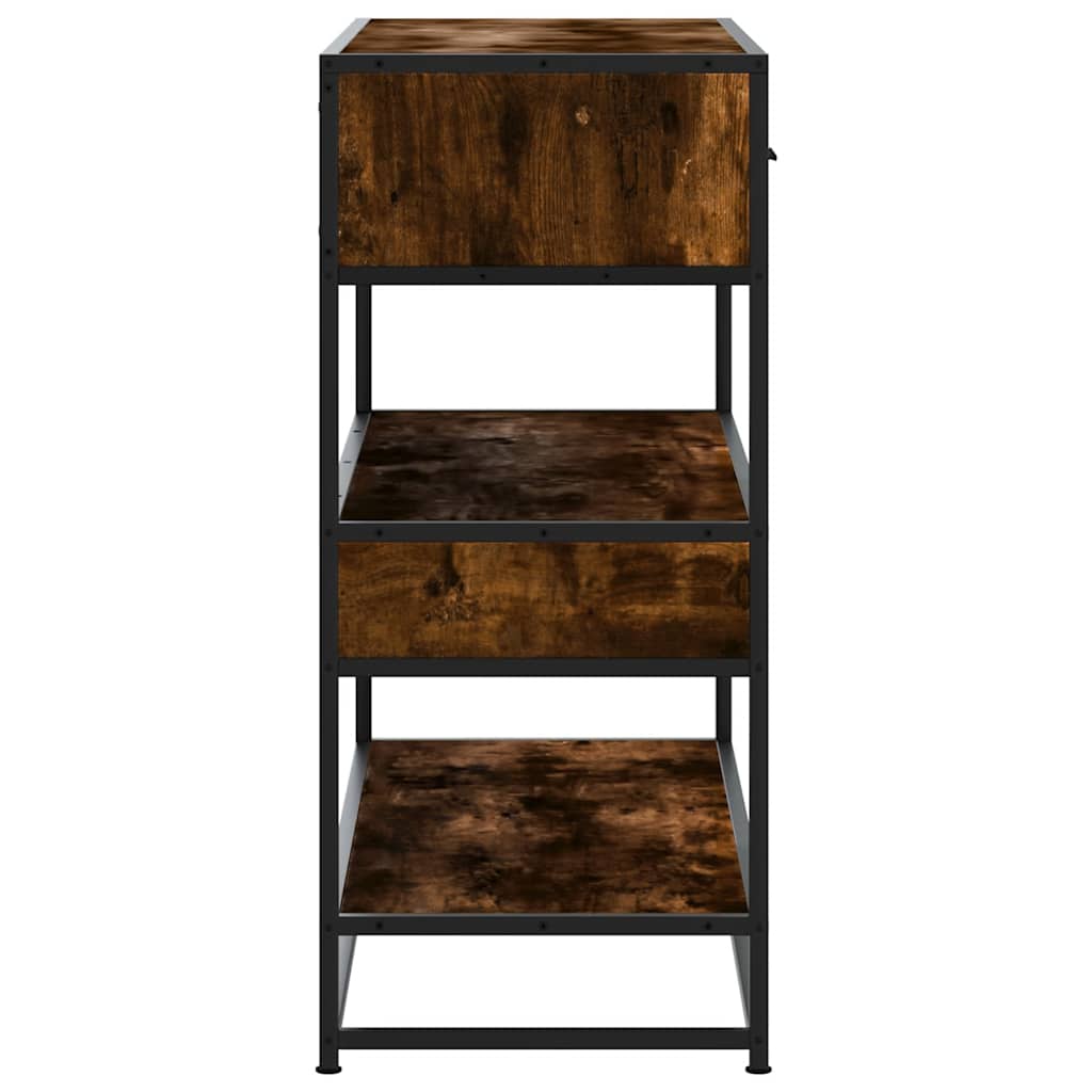 Konzolni stol boja hrasta 90x35x80 cm konstruirano drvo