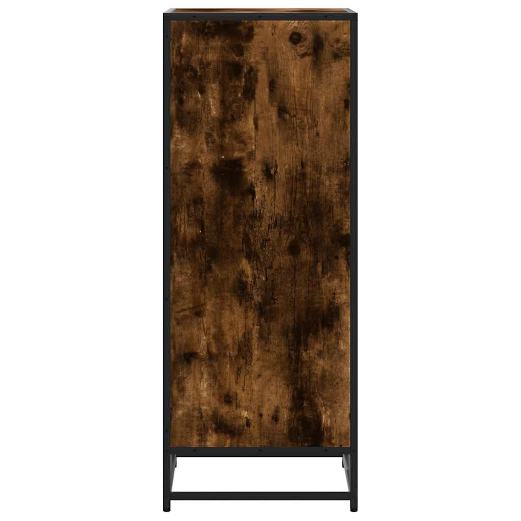Stalak za cipele boja hrasta 48x38x97,5 cm konstruirano drvo