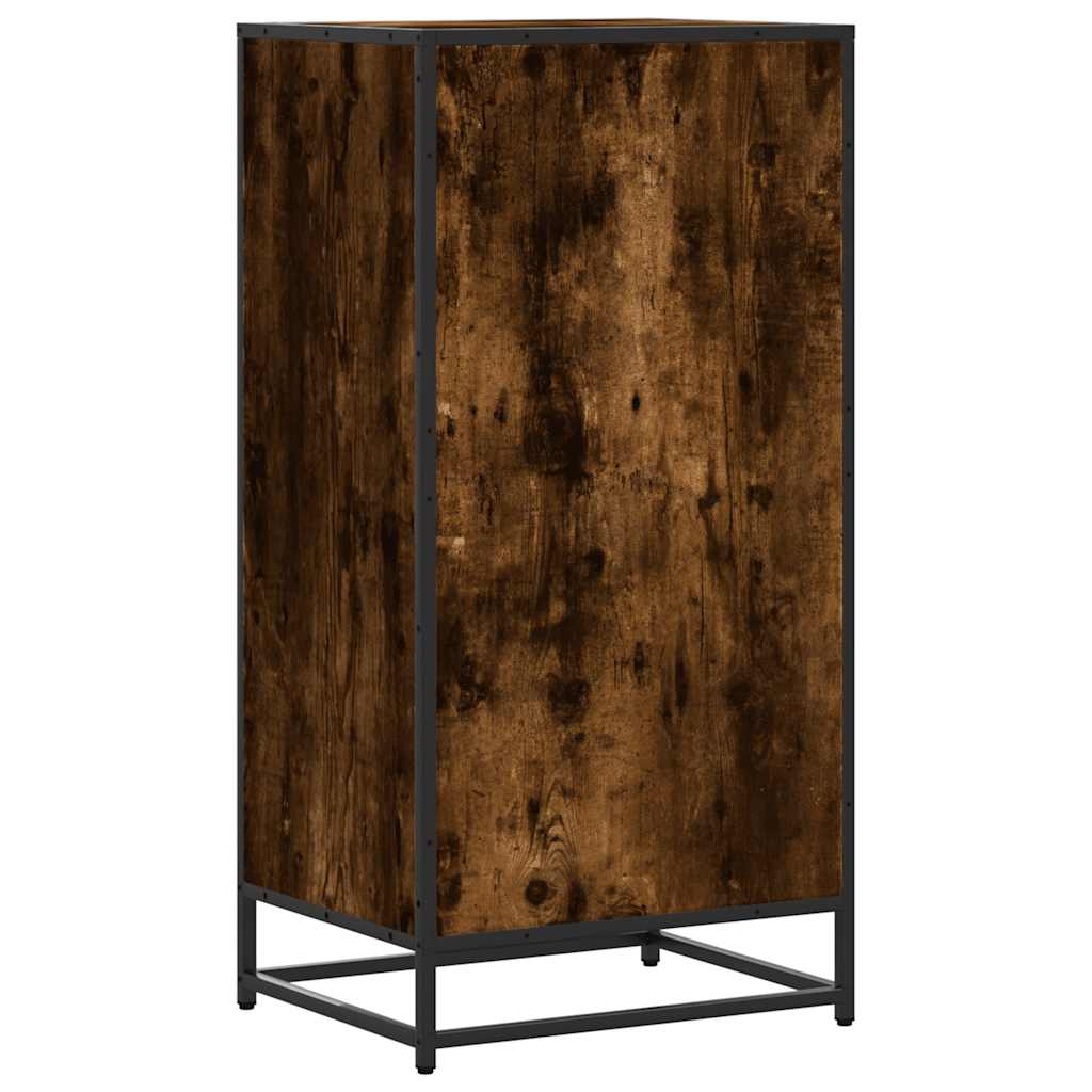 Stalak za cipele boja hrasta 48x38x97,5 cm konstruirano drvo