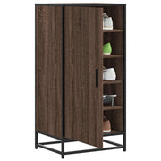 Stalak za cipele boja hrasta 48x38x97,5 cm konstruirano drvo