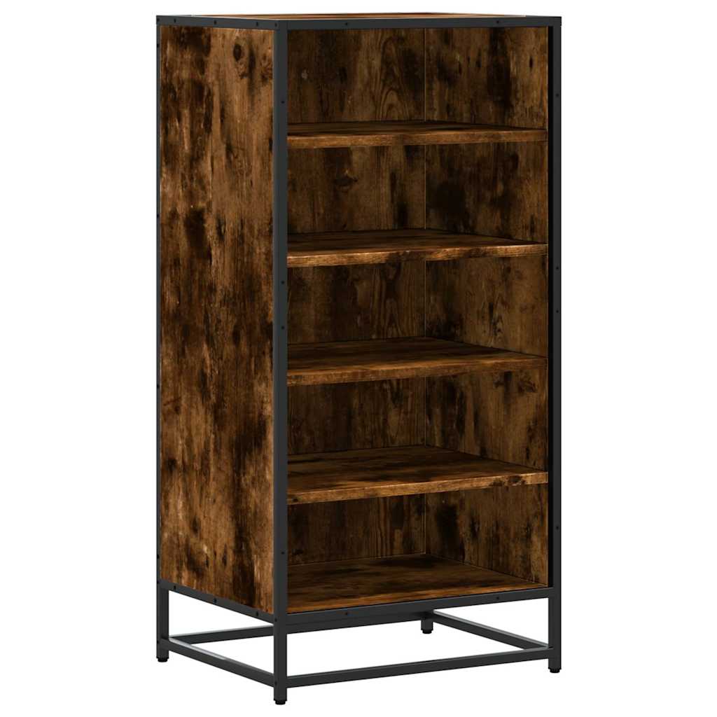 Stalak za cipele boja hrasta 48x38x97,5 cm konstruirano drvo Smeđa