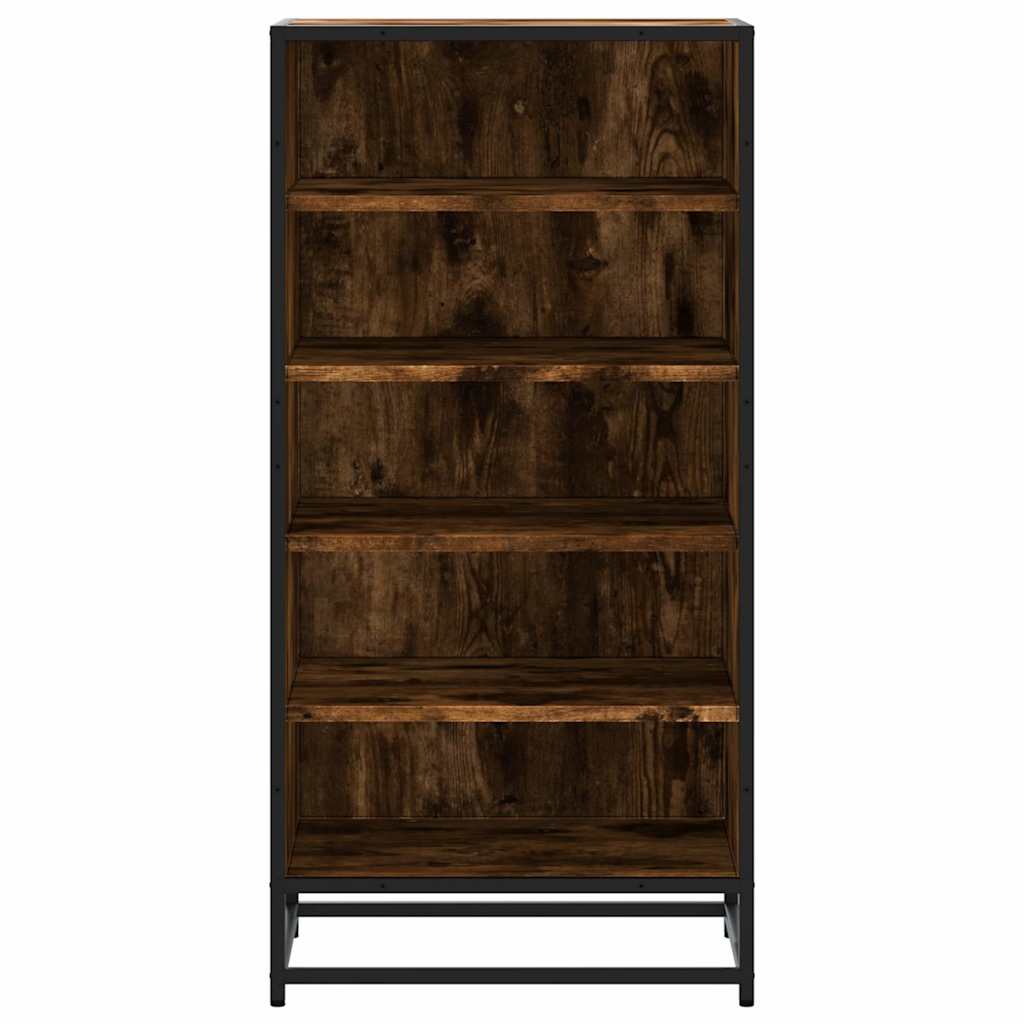 Stalak za cipele boja hrasta 48x38x97,5 cm konstruirano drvo Smeđa