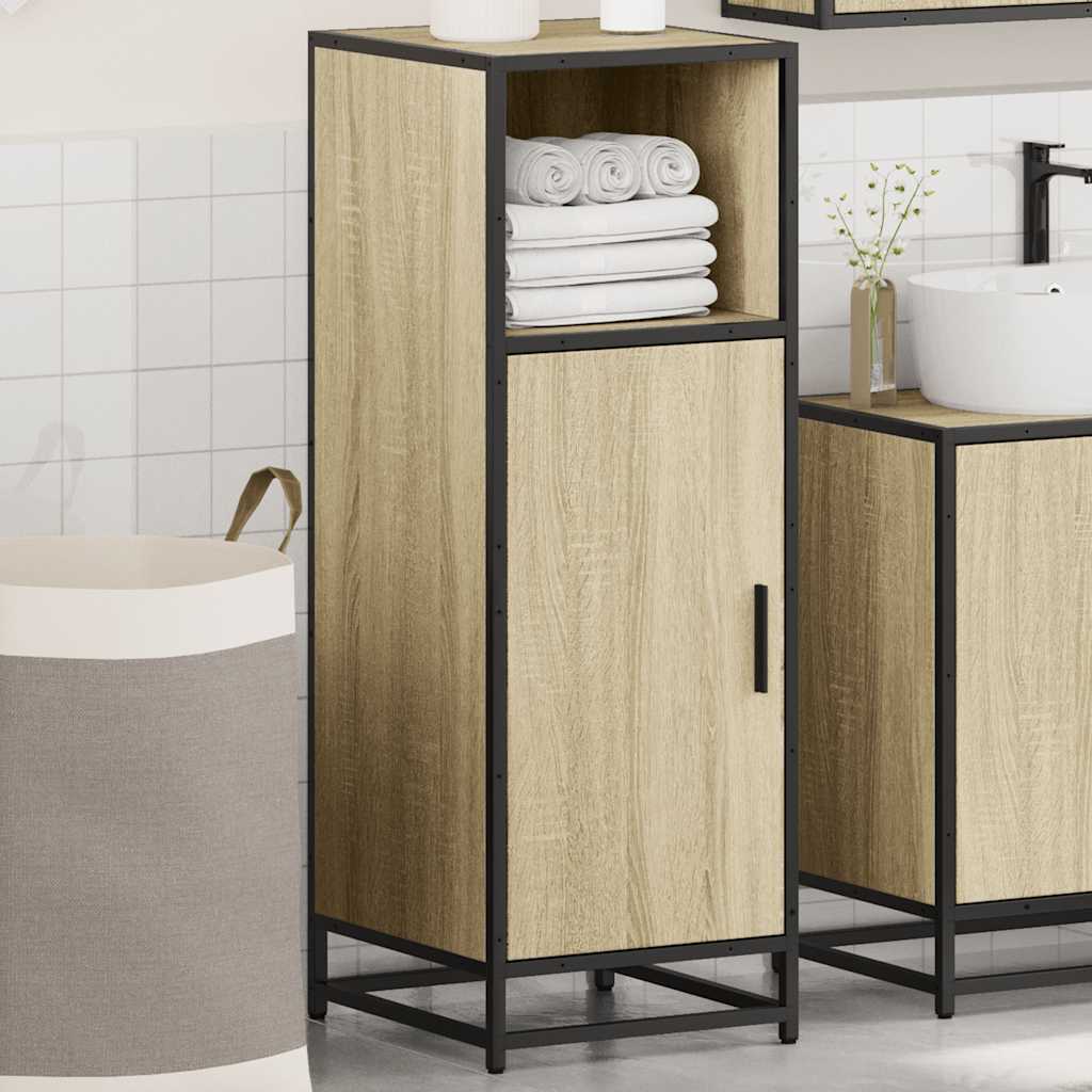 Kupaonski ormarić Sonoma hrast 35x37,5x100 cm Konstruirano drvo