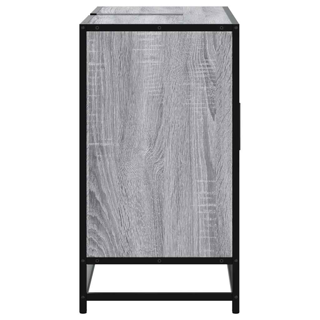 Kupaonski ormarić za umivaonik boja hrasta 80x33x60 cm drveni