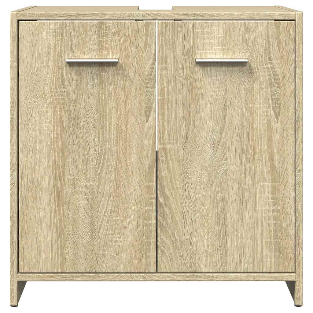 Ormarić za umivaonik boja hrasta 60x33x60 cm konstruirano drvo