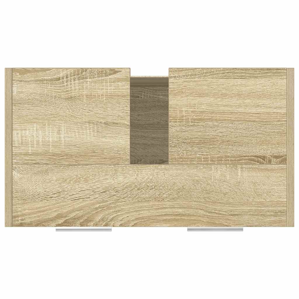 Ormarić za umivaonik boja hrasta 60x33x60 cm konstruirano drvo Smeđa