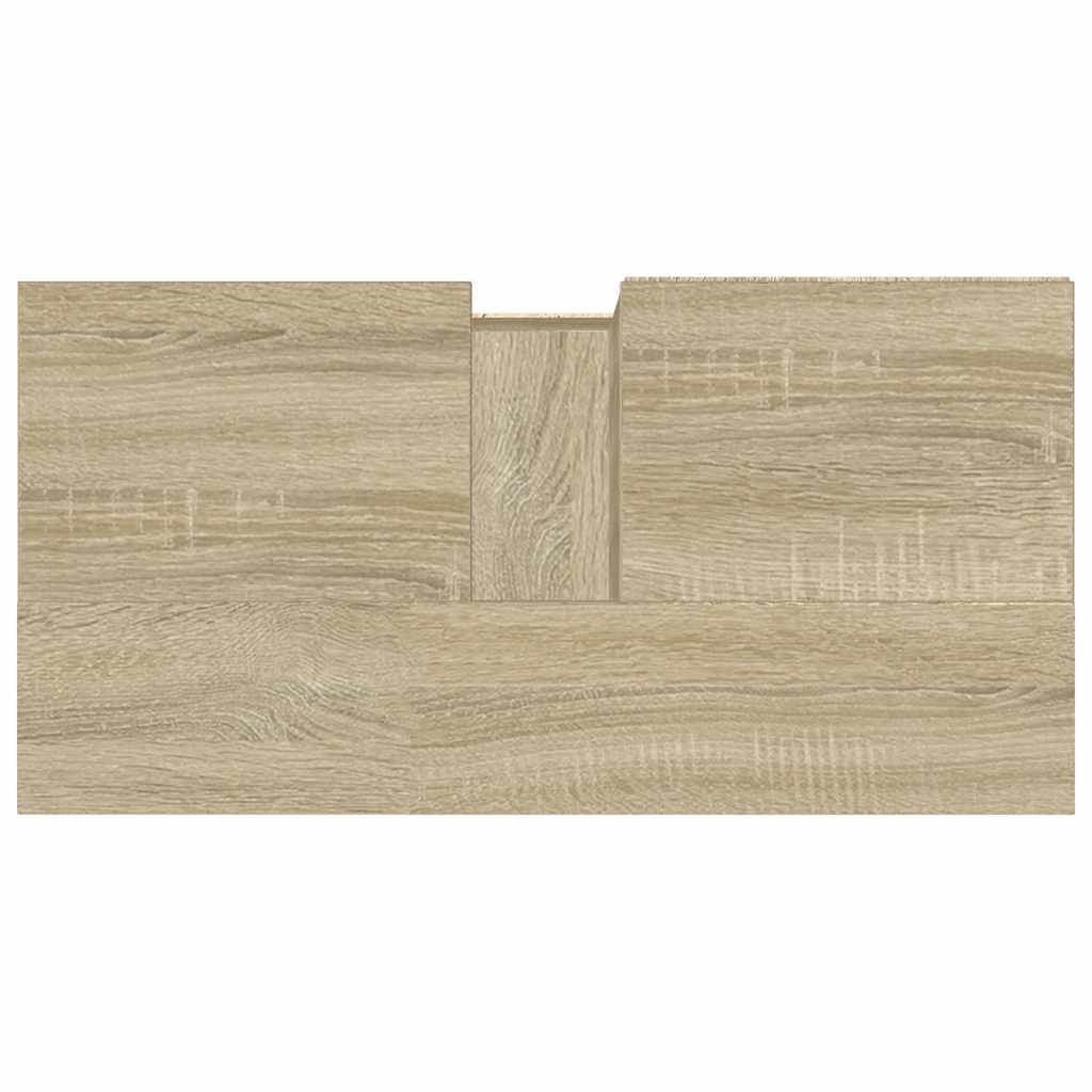 Kupaonski ormarić za umivaonik boja hrasta 65x33x60 cm drveni