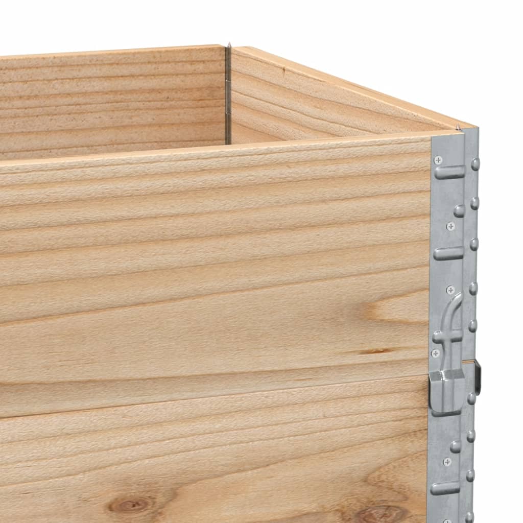 Okviri za palete 3 kom 100 x 50 cm od masivne borovine