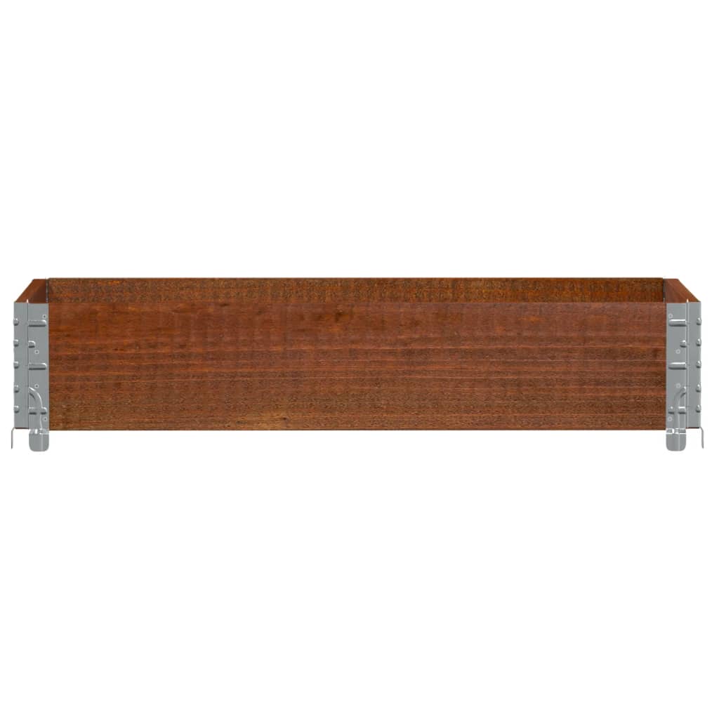 Vrtna sadilica smeđa 100x50 cm od borovine