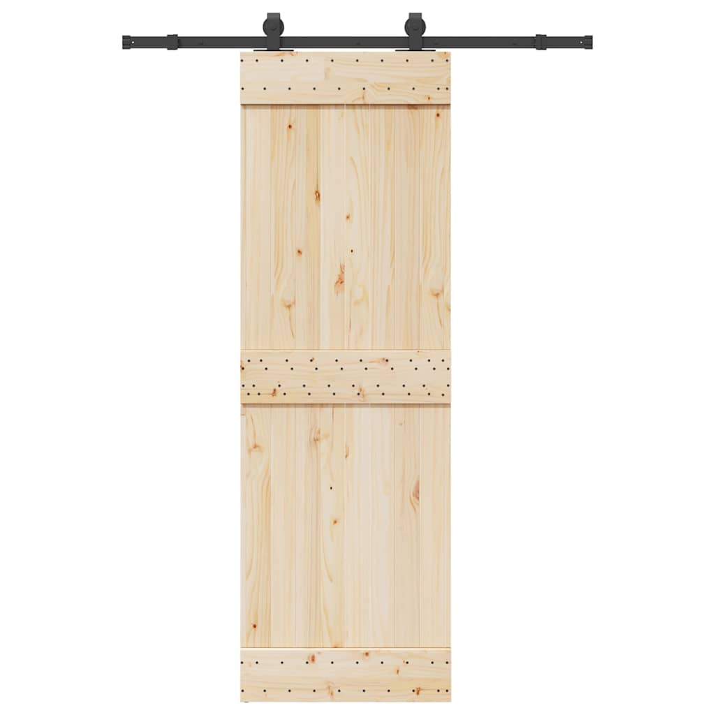 Pribor za klizna vrata 152,5 cm čelični crni